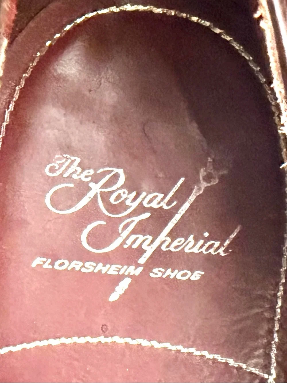 Florsheim Royal Imperial Oxblood Wingtip Dress Shoes Men’s 11D